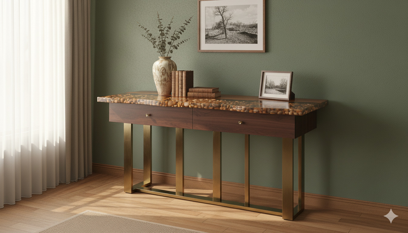 Custom Entryway Console Table
